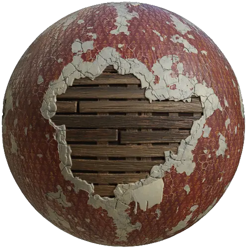 Substance Share The Free Exchange Platform Damaged Sphere Png Broken Brick Wall Png