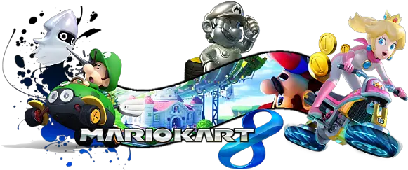 Mario Kart 8 Deluxe Logo Png Picture Mario Kart 8 Deluxe Art Mario Kart 8 Deluxe Png