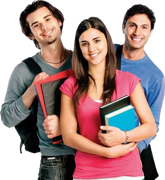 Indian College Students With Books Student With Book Png College Students Png