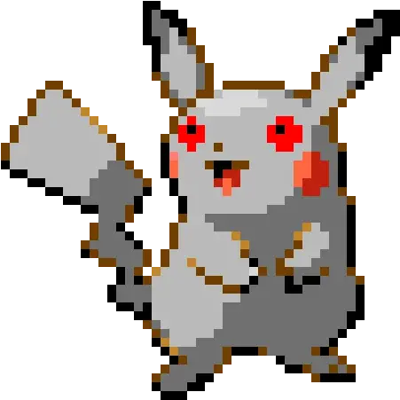 Pixel Art Pikachu Png Transparent Pikachu Point De Croix Pikachu Png Transparent