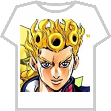 Giorno Giovanna Roblox Musculoso T Shirt Roblox Png Giorno Png