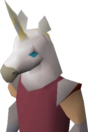 White Unicorn Mask Old School Runescape Wiki Fandom Burro Png Unicorn Head Png