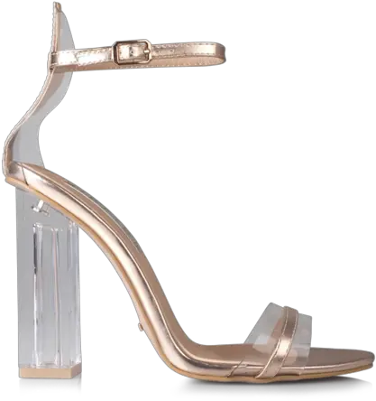 Izaro Rose Gold Metallic High Heels Png Rose Gold Png