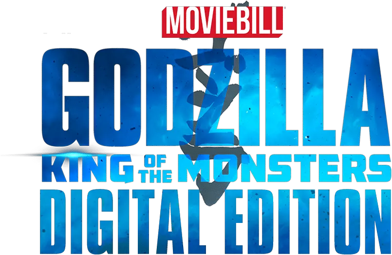 Moviebill Presents Godzilla King Of The Monsters Digital Vertical Png Gojira Logo