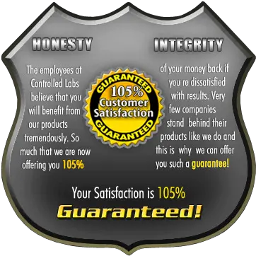 Satisfaction Guarantee Sports Nutrition Controlled Labs Png Guaranteed Logo