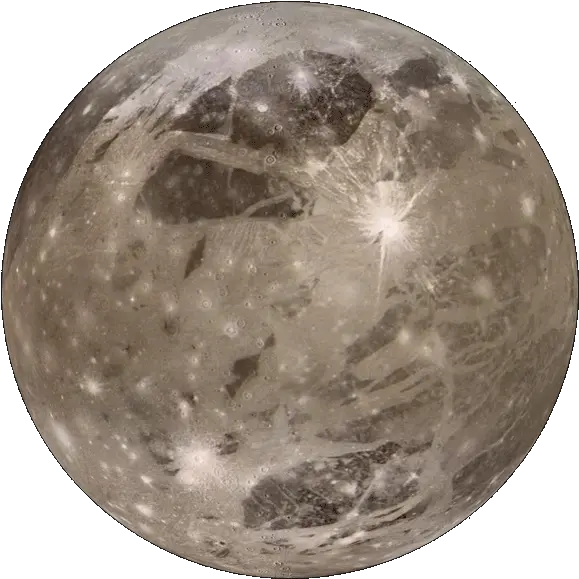 Ganymede Moons Of Jupiter Galilean Ganymede Moon Png Jupiter Transparent Background