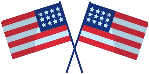 Transparent Png Svg Vector File Crossed American Flags Transparent Usa Flag Transparent