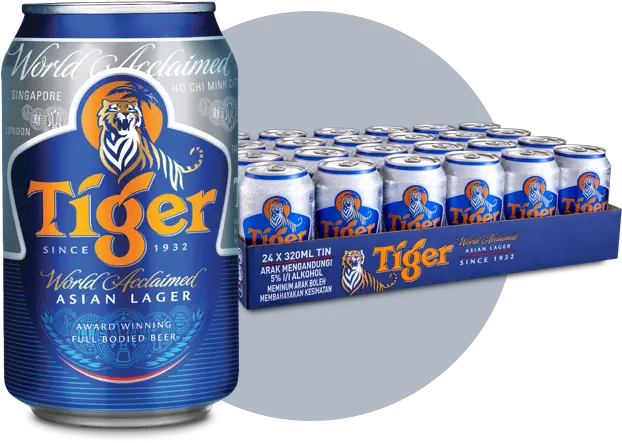 Tiger 24 Cans Tiger Beer Can Png Beer Can Png