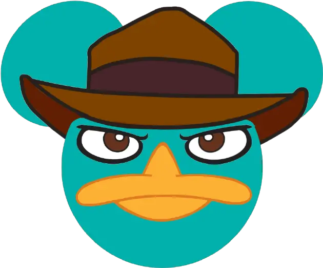 Mickey Face Png Perry The Platypus Clipart Phineas And Roblox Perry Face Phineas And Ferb Logo