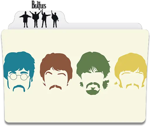 The Beatles Folder Icon 2 By Gterritory Beatles Minimalist Beatles Desktop Wallpaper Hd Png The Beatles Png