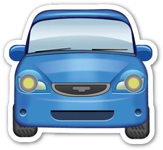 Oncoming Automobile Emoji Stickers Emojis Car Insurance Emoticon Auto Png Emojis Transparent Background