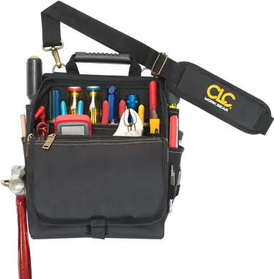 21 Pocket Zippered Professional Electricianu0027s Tool Pouch Clc 1509 Tool Pouch Png Tool Bag Icon