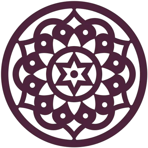 Star Shape Png U0026 Svg Transparent Background To Download Mandala Png Purple Pentagon Shape App Icon