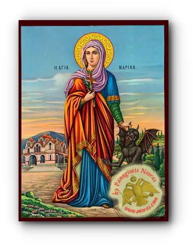 Art Store Saint Marina Png St Joanna The Myrrh Bearer Icon