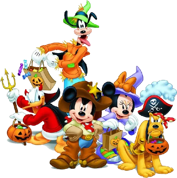 Library Of Disney Happy Halloween Clipart Free Download Png Disney Cartoon Characters Halloween Disney Png Images