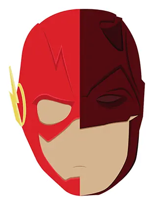 Flash Daredevil Sticker Flash Daredevil Dc Discover Png Flash Icon League