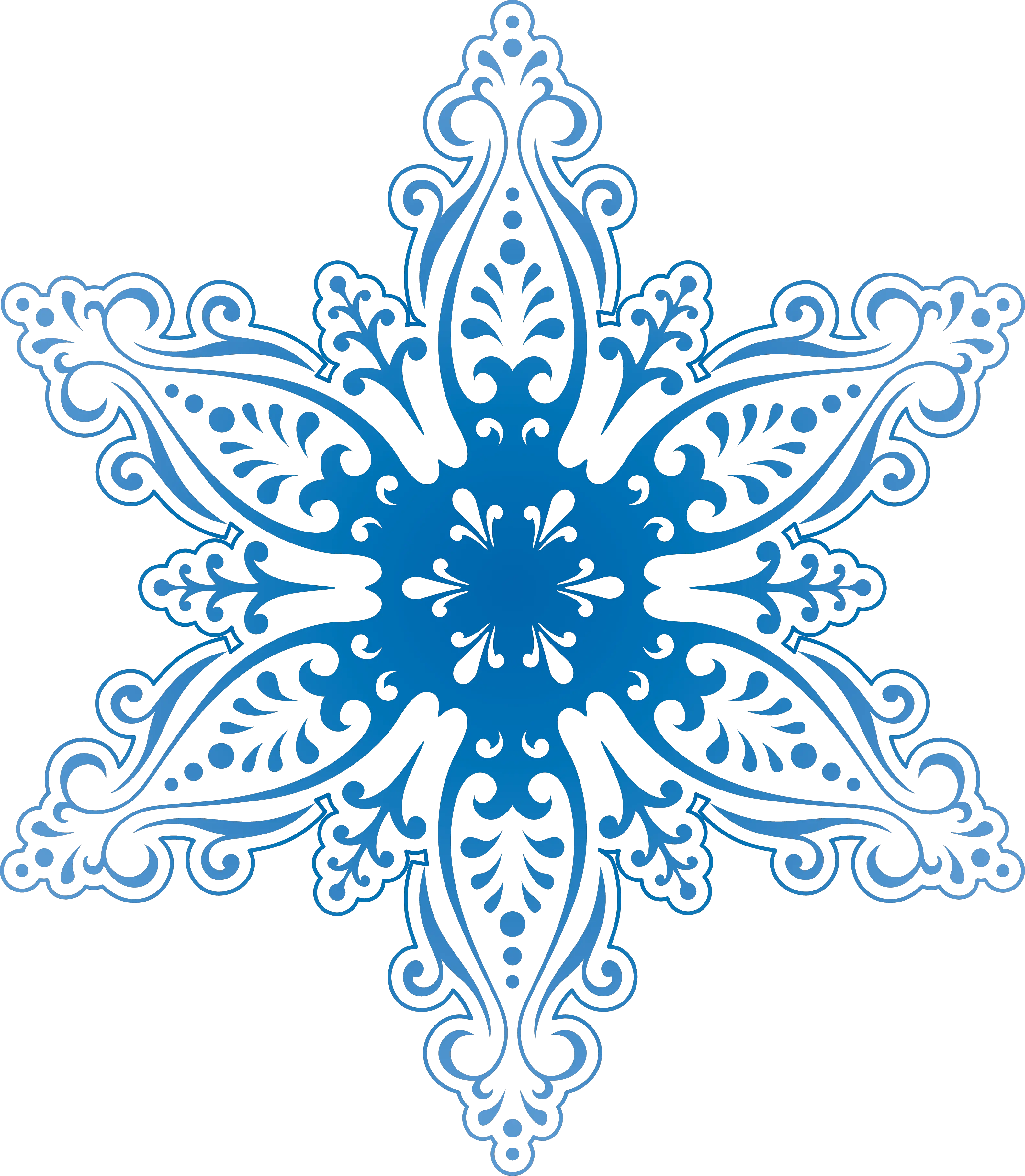 Drawn Snowflake Png