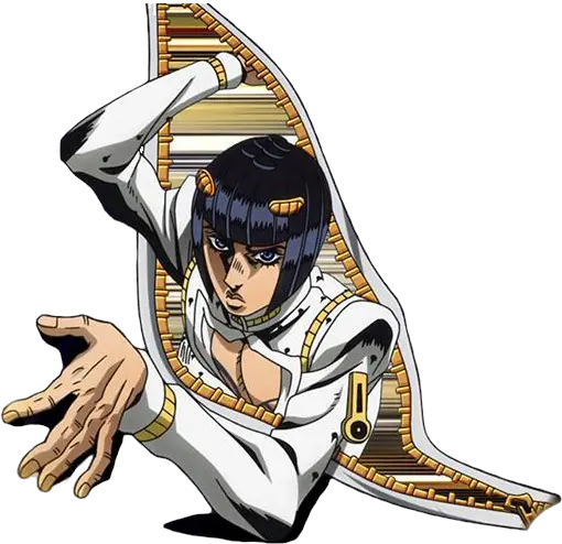 Bruno Bucciarati Zipping Through Something Part 5 Transparent Bruno Bucciarati Png Image With Transparent Background