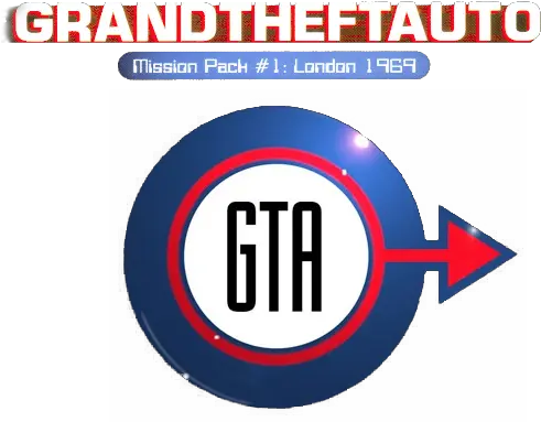 London 1969 Grand Theft Auto London 1969 Logo Png Grand Theft Auto Logo