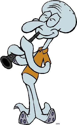 Squidward From Spongebob Squidward With Clarinet Png Squidward Icon