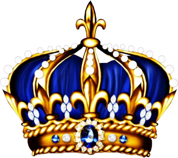 Royal Blue Prince Baby Shower Gold Crown 1006655 Png Blue And Gold Crown Gold Crown Png