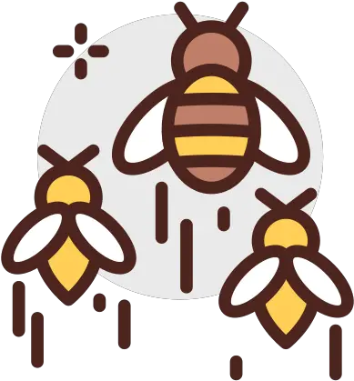 Bees Free Animals Icons Icono De Abejas Png Honey Bee Icon