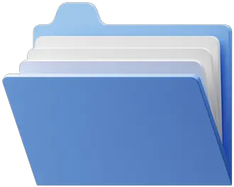 File Folder Icon Download In Colored Outline Style Horizontal Png Android File Icon