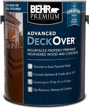 Behr Advanced Deckover Waterproofing Coatings For Wood And Vertical Png Cil Icon Grey