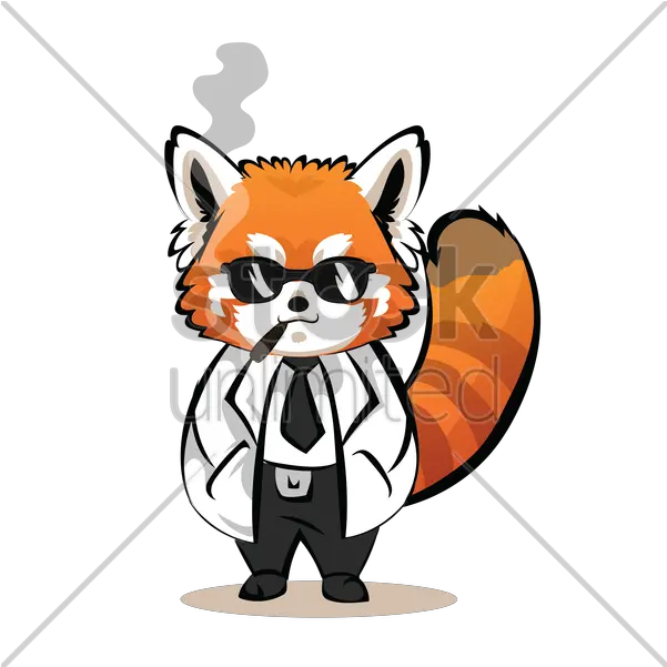 Red Panda Clipart Png Download Fox In A Lab Coat Red Panda Png