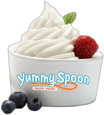 Yummy Spoon Frozen Yogurt Fresh Png Frozen Yogurt Png