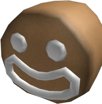 Gingerbread Man Head Happy Png Roblox Head Png