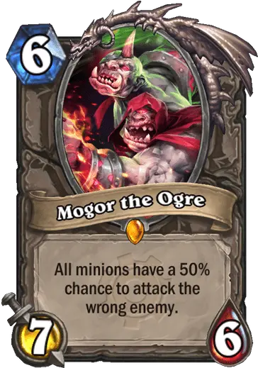 Mogor The Ogre Card Hearthstone Hs Voodoo Jepetto Joybuzz Png Ogre Png