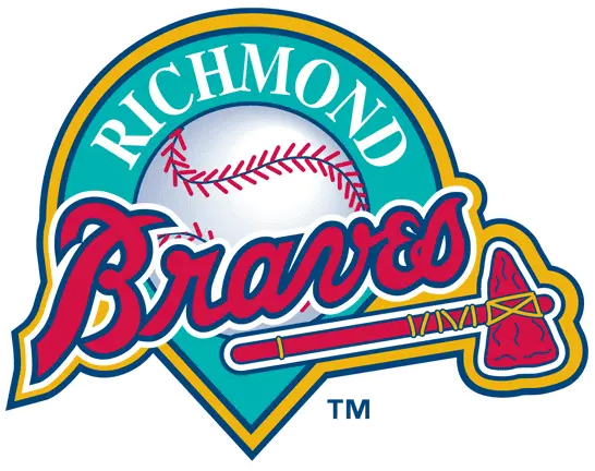 A Cartoon Rodent In Serious Baseball Town The Richmond Danville Braves Logo Png Squirrel Logo