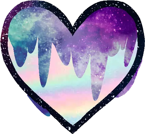 Galaxy Heart Galaxy Heart Png Galaxy Transparent Background