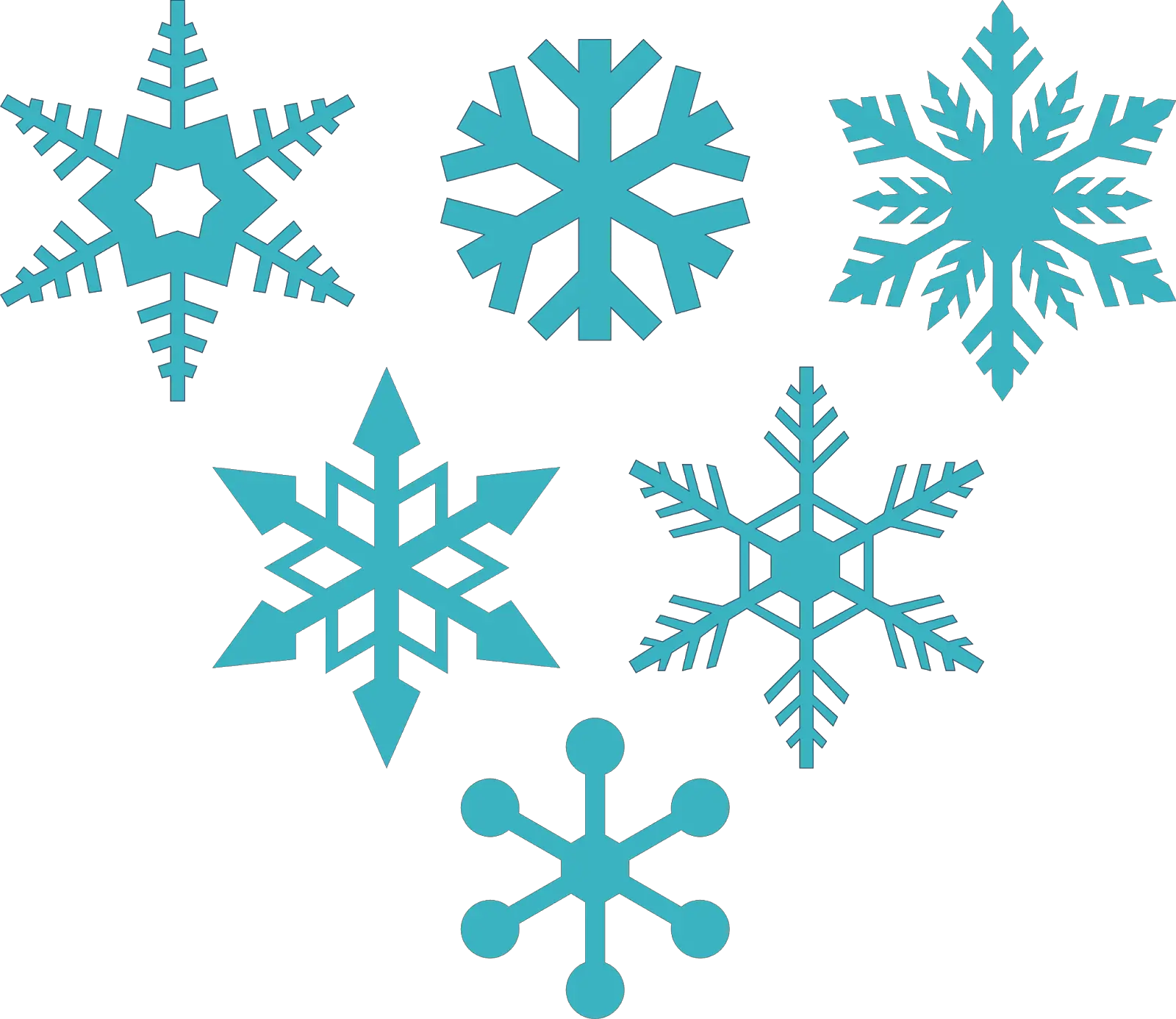 8bit Snowflake Png