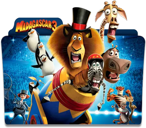 Most Wanted Folder Madagascar 3 Most Wanted Gif Png Folder Icon Download