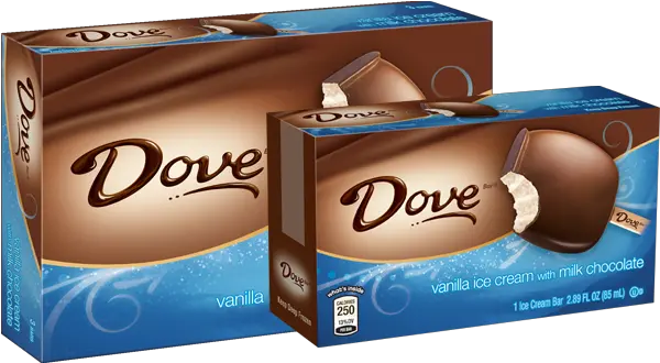 Dovebar Vanilla Ice Cream With Dove Dove Chocolate Png Dove Chocolate Logo