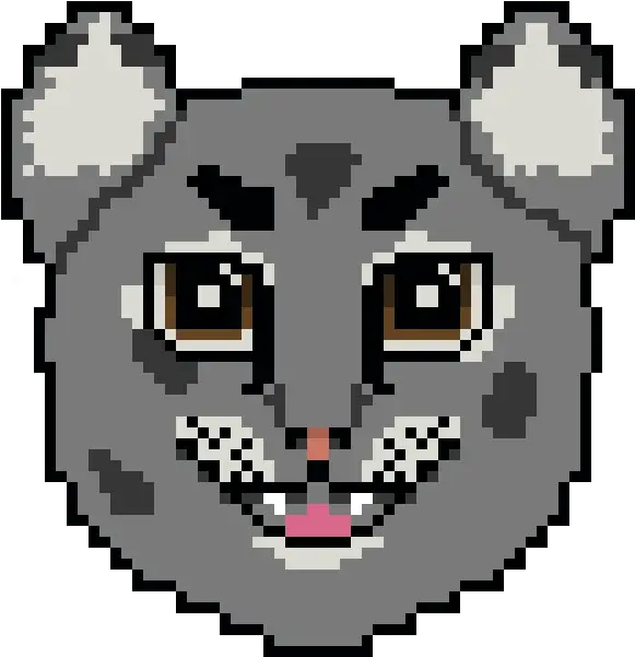 Snow Leopard Minecraft Pixel Art Deadpool Png Snow Leopard Png