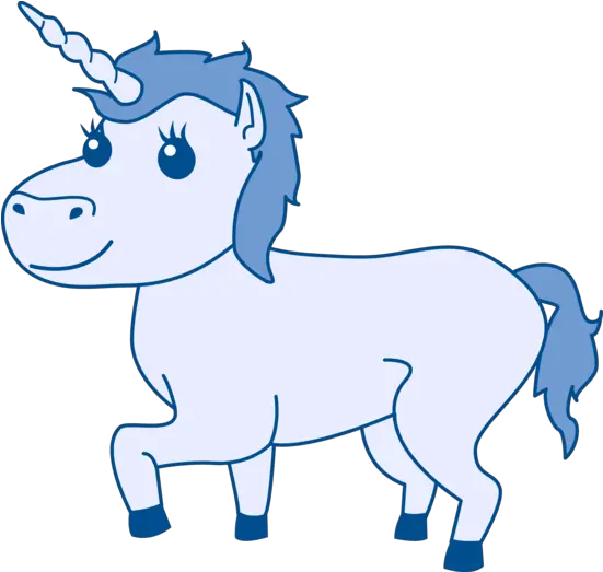 Blue Clipart Unicorn Transparent Free For Unicorn Clipart Blue Png Unicorn Clipart Transparent Background