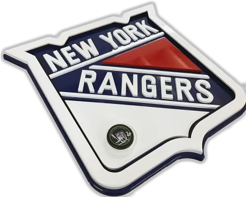 New York Rangers With Hockey Puck New York Rangers Png New York Rangers Logo Png