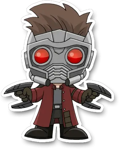 Chibiu201d Stickers Set For Telegram Star Lord Chibi Png Star Lord Png