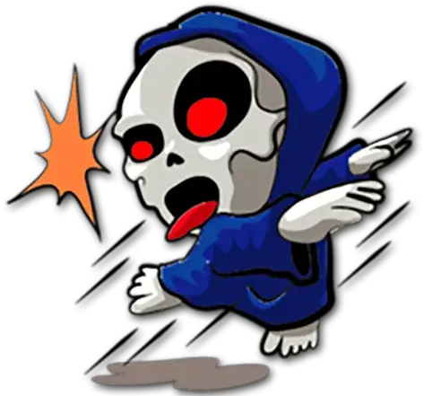 Telegram Sticker 30 From Collection Grim Reaper Cartoon Png Grim Reaper Transparent