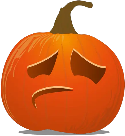 Sad Pumpkin Emoticon Pumpkin Png Pumpkin Emoji Transparent