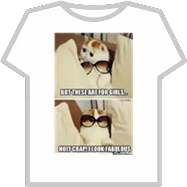 But Theseareforgirlssunglassescatmeme Roblox Memes For Cat Lovers Png Meme Glasses Transparent