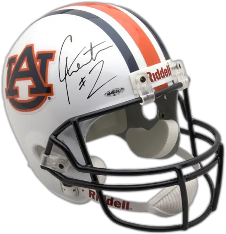 Cam Newton Signed Auburn Football Helmet Face Mask Png Cam Newton Png