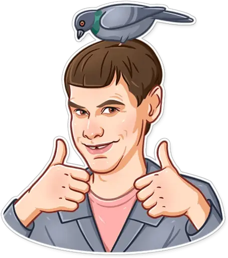 Sticker Maker Jim Carrey Telegram Stickers Png Jim Carrey Png