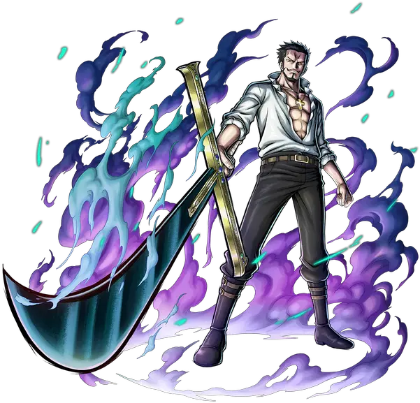 Could Mihawk Harm Kaido In One Piece Quora Mihawk One Piece Bounty Rush Png How To Flash Mastery Icon Lol