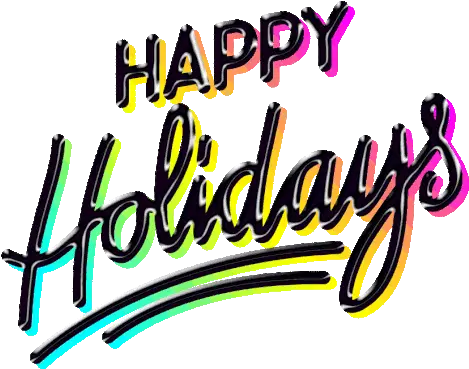 Happy Holidays Gif Happy Holidays Images Gif Png Transparent Happy Holidays