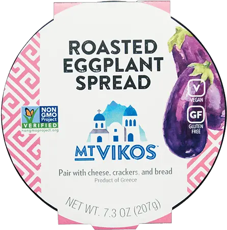 Roasted Eggplant Spread Mt Vikos Png No Preservatives Icon