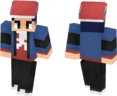 Download Lucas Pokemon Platinum Minecraft Skin For Free Rick Grimes Minecraft Skin Png Pokemon Platinum Logo